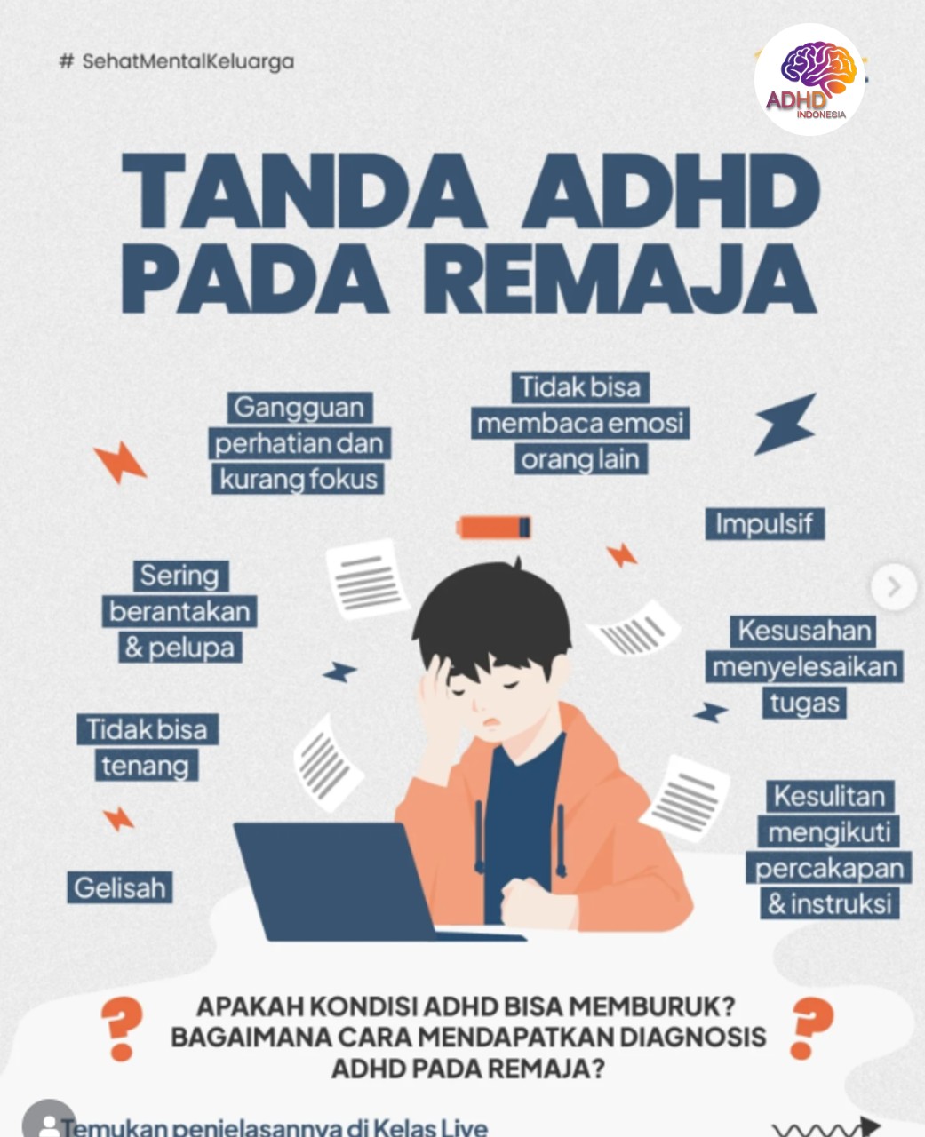 Screening ADHD Non-Diagnostik: Edukasi Awal bagi Orang Tua di Kabupaten Kolaka Utara